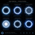 THE PORTAL-EVOLUTIONS Six Visions-one threshold-Infinate Possibilities